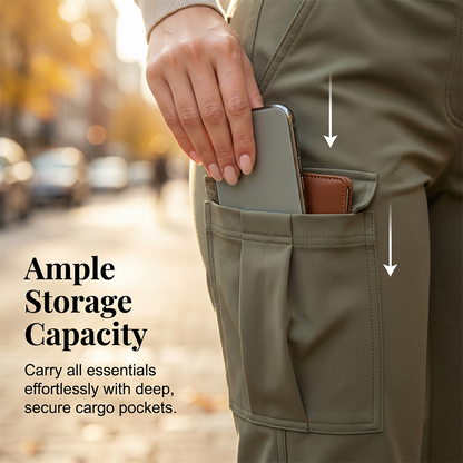 Cargo-Jogginghose mit mehreren Taschen für Damen