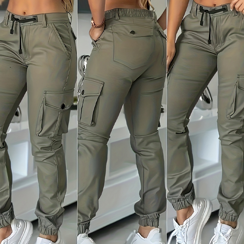 Cargo-Jogginghose mit mehreren Taschen für Damen