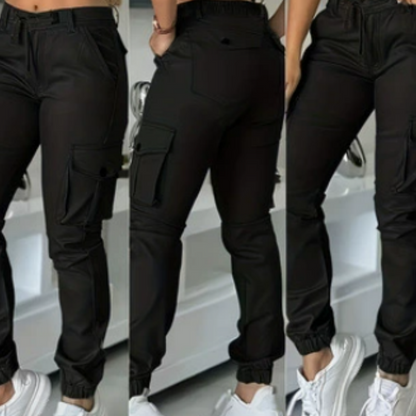 Cargo-Jogginghose mit mehreren Taschen für Damen