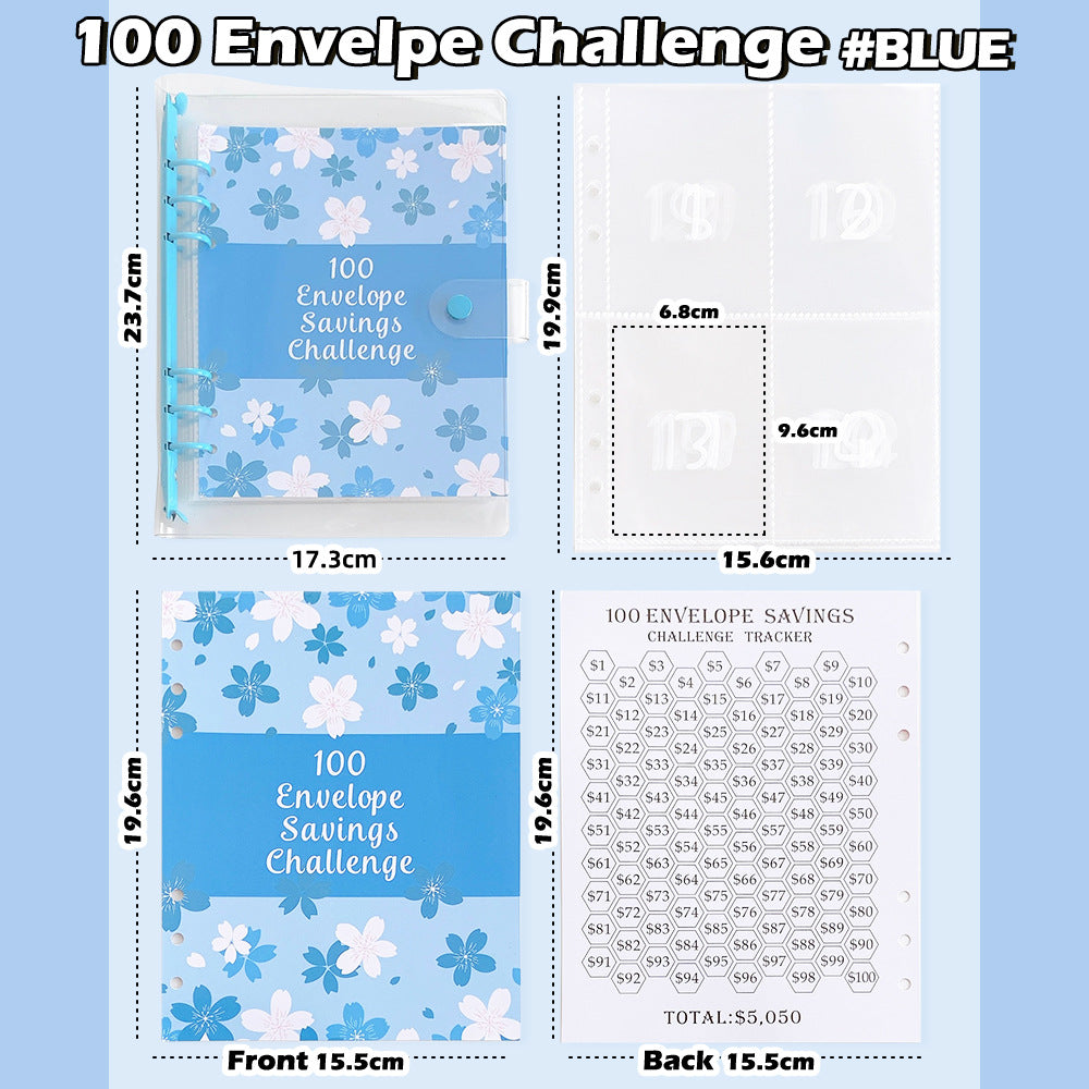 ⏰Letzte 4 Stunden 50 % Rabatt🎁100-Tage-Spar-Challenge mit Umschlägen✉️💸