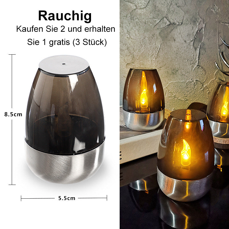 🔥Bis zu 50 % Rabatt🕯️🌞 Solar-Kerzenlicht für draußen – Wetterfest, stimmungsvolles Garten- & Terrassenlicht