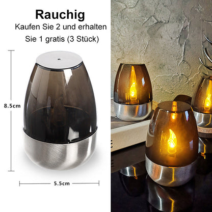 🔥Bis zu 50 % Rabatt🕯️🌞 Solar-Kerzenlicht für draußen – Wetterfest, stimmungsvolles Garten- & Terrassenlicht