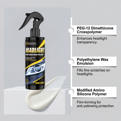 🚗💡Premium Scheinwerfer Reparatur Set – Politur & Versiegelung in 1 Set für langanhaltende Klarheit 👉✨