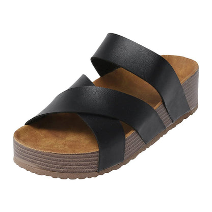 👡 LIMITED-TIME 50% RABATT! ✨ Plateau-Sandalen – California-Casual, Vegan, Keilabsatz ✨