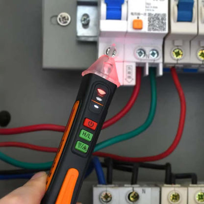 Berührungsloser Spannungsprüfer mit doppelter Alarmfunktion