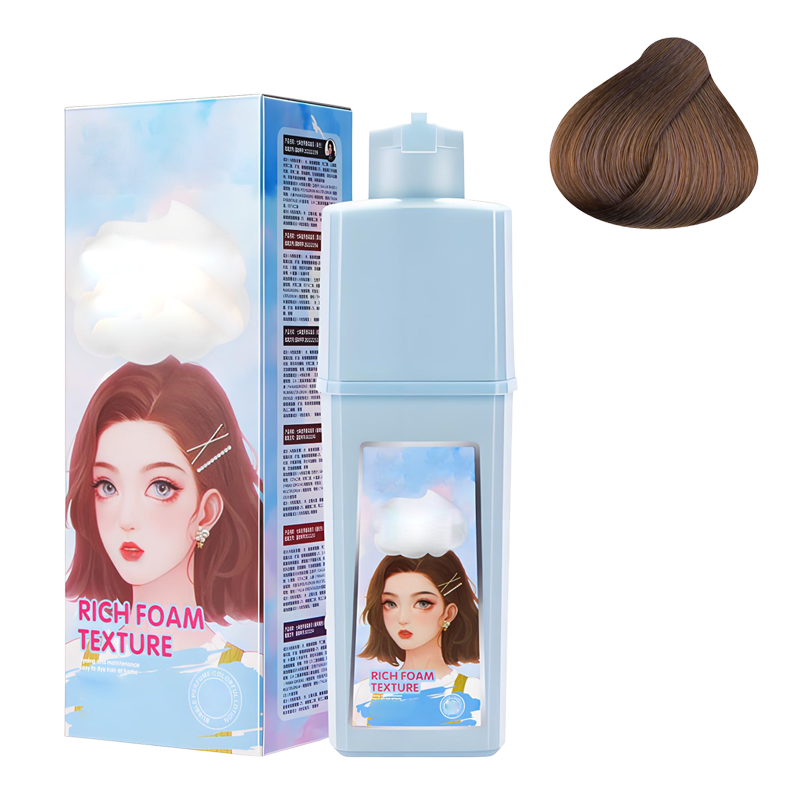 Praktische & langanhaltende Haarfarbe in Schaumform