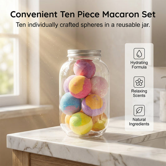 Macaron Badekugeln (10er-Set)