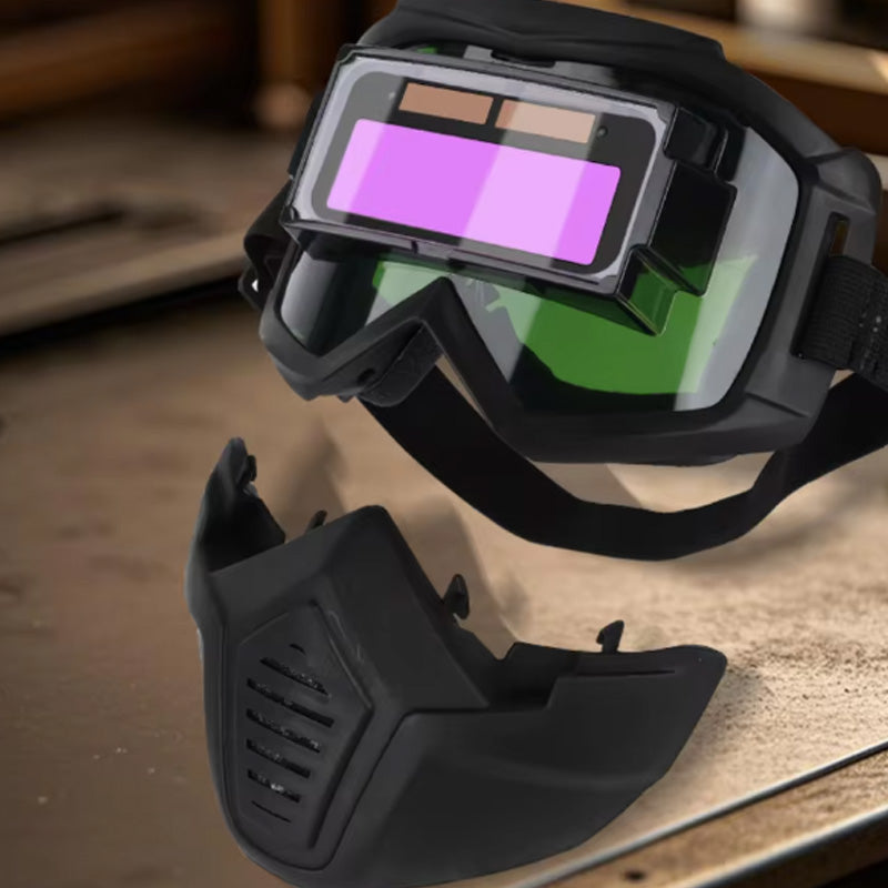 Automatisch abdunkelnder Schweißhelm für Augenschutz