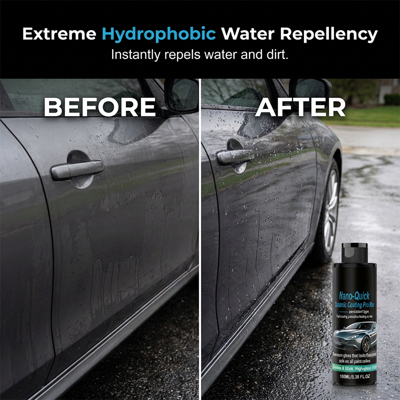 Hochglänzendes, hydrophobes Nano-Keramik-Beschichtungsspray