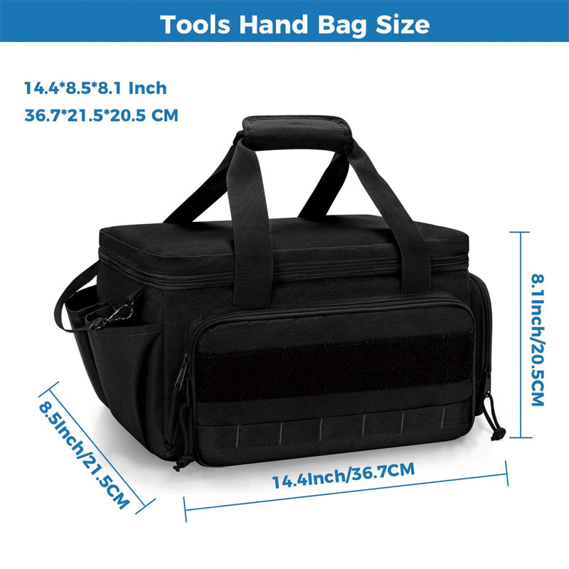 🔥50 % Rabatt💎Robuste 14-Zoll-Werkzeugtasche aus Canvas | Extra großes Fassungsvermögen ⚙Hergestellt aus hochdichtem Canvas, extrem abrieb- und reißfest ✨