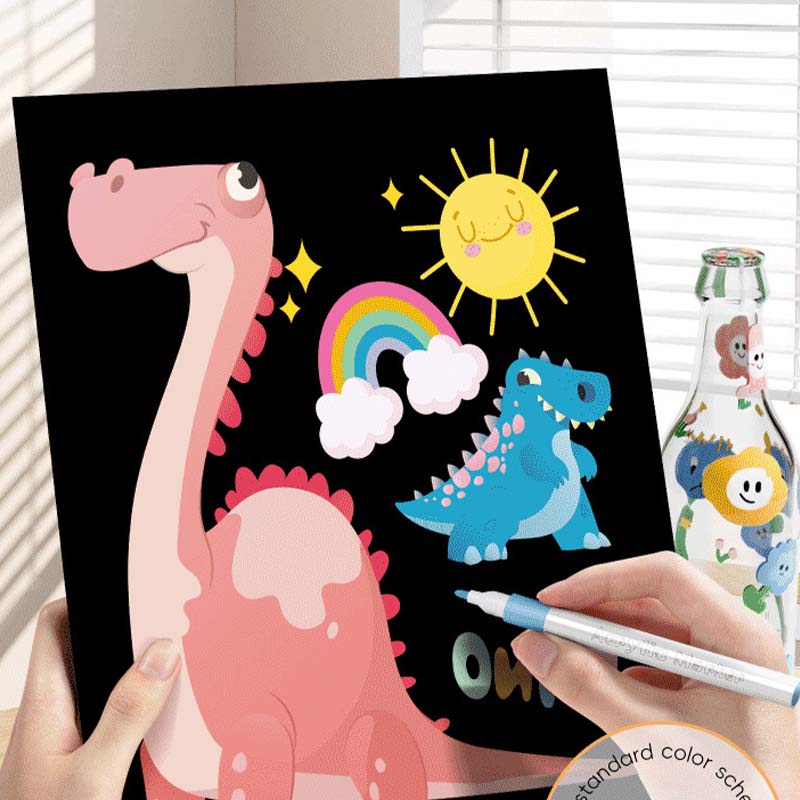 Schnelltrocknendes, wasserfestes Acrylstifte-Set für Kinder