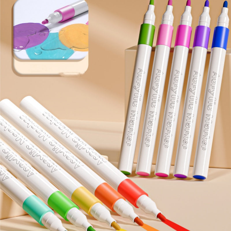 Schnelltrocknendes, wasserfestes Acrylstifte-Set für Kinder