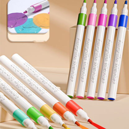 Schnelltrocknendes, wasserfestes Acrylstifte-Set für Kinder