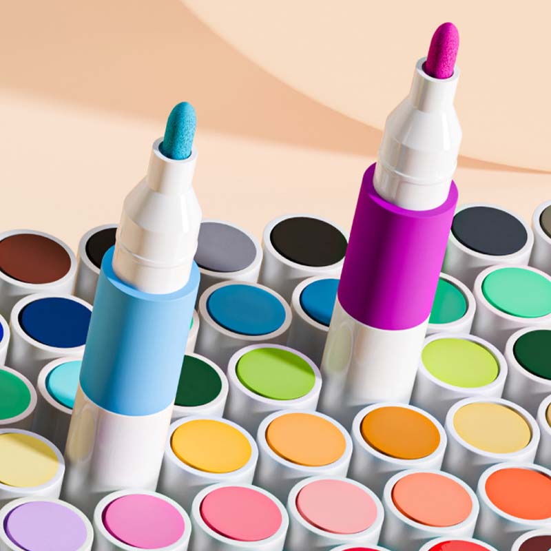 Schnelltrocknendes, wasserfestes Acrylstifte-Set für Kinder