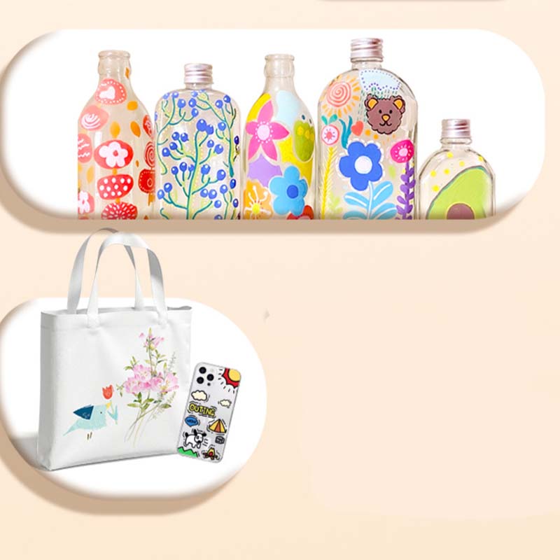 Schnelltrocknendes, wasserfestes Acrylstifte-Set für Kinder