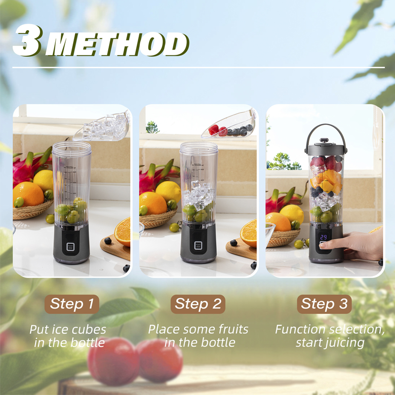 Kabelloser tragbarer Smoothie-Maker mit 10 Klingen