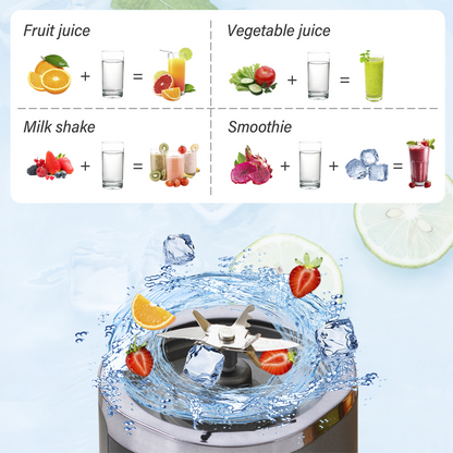 Kabelloser tragbarer Smoothie-Maker mit 10 Klingen