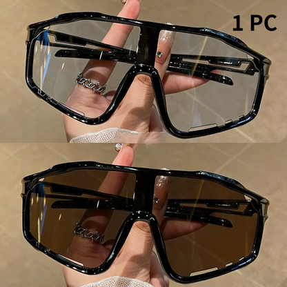 😎🏔️ Photochrome Outdoor-Sportbrille – Selbsttönend, Panoramablick 🌬️🔒 | Windschutz, rutschfest – Ideal für Rad & Lauf – Jetzt sparen!