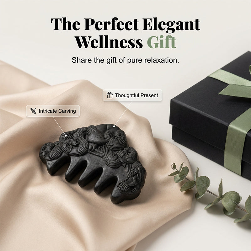 🪮🍃Traditioneller duftender Holzmassagekamm