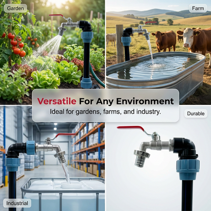🛠️3/4" Wasserhahn-Satz für Regenfass💧