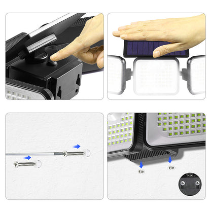 ☀️🔋 LIMITIERTES ANGEBOT: 50% RABATT – 3-Kopf Solar-Sicherheitsleuchte mit Bewegungsmelder, 360° einstellbar & wetterfest 💡🏠 Perfekt für Einfahrt, Garage & Garten – Keine Stromkosten, automatische Aktivierung bei Dunkelheit.