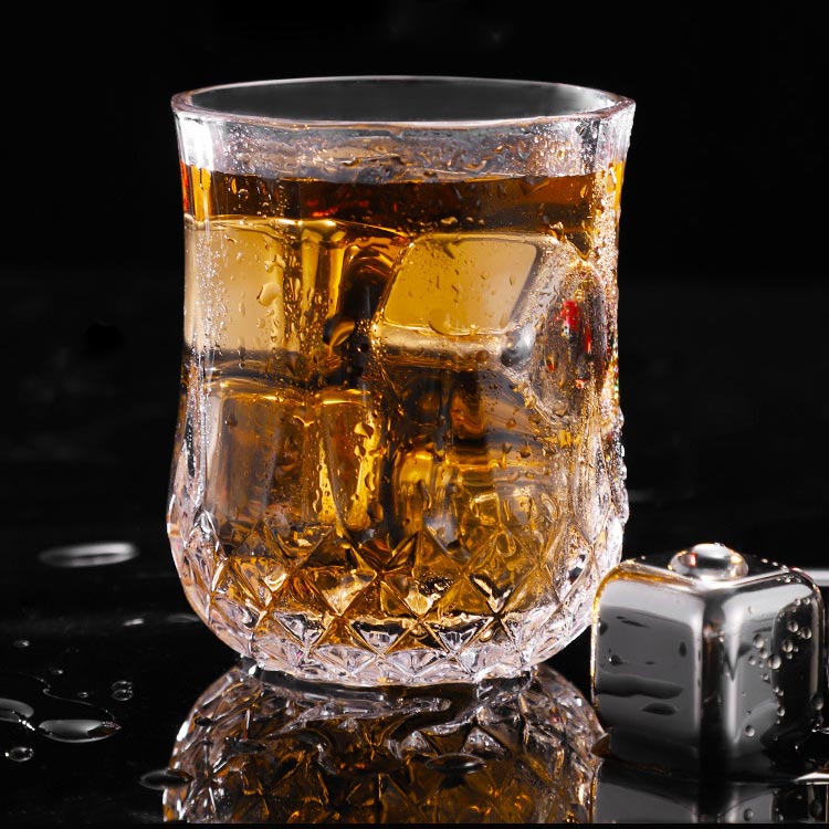 6 Stück / 8 Stück Edelstahl-Eiswürfelsatz