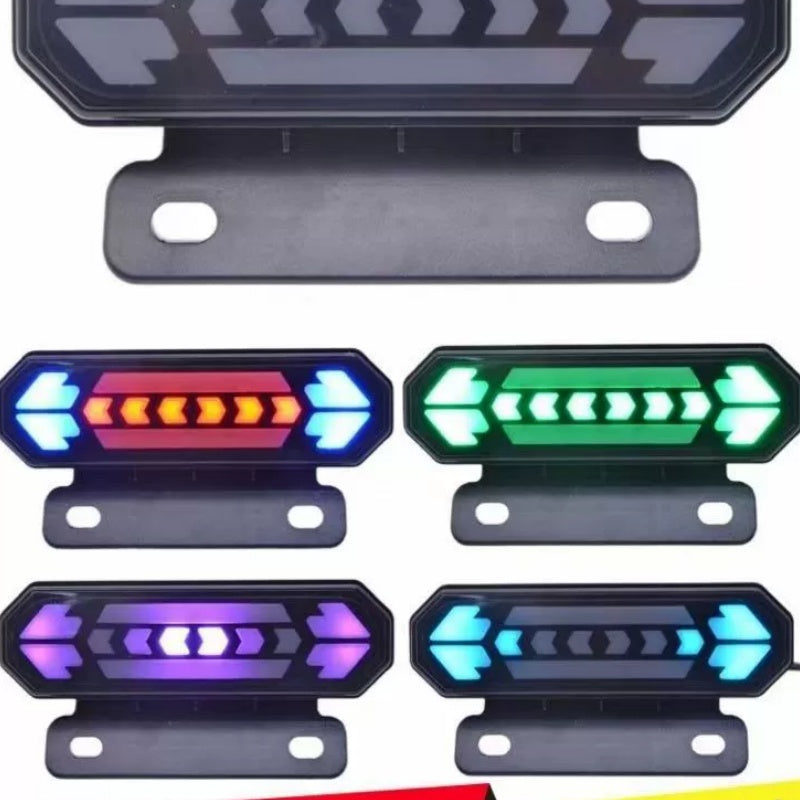 Integrierte multifunktionale LED-Lichtleiste für Brems- und Blinksignale