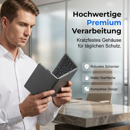 🔥Begrenzte Zeit 50% Rabatt💥Faltbare Bluetooth-Tastatur mit Touchpad--⌨️Effizientere Büroeingabe✨