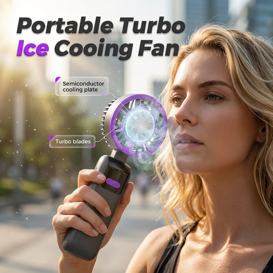 🌬️🏕️ 50% RABATT! Tragbarer Handventilator – Ideal für Camping & Ausflüge – Leise, wiederaufladbar & perfekt für unterwegs ✨