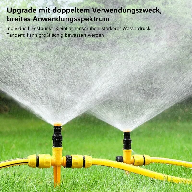 ✨Neu eingetroffen✨360° drehbares automatisches Bewässerungssystem für Garten, Rasen, Terrasse