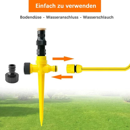 ✨Neu eingetroffen✨360° drehbares automatisches Bewässerungssystem für Garten, Rasen, Terrasse