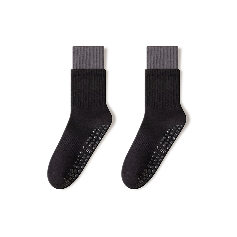 🧦 Wolkenweiche Pilates-Crew-Grip-Socken