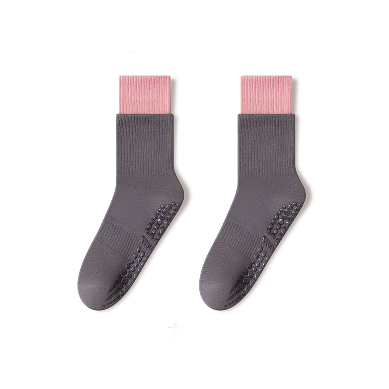 🧦 Wolkenweiche Pilates-Crew-Grip-Socken