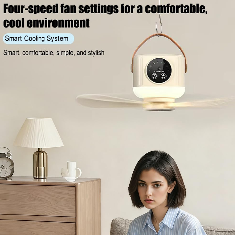 ⏰ Zeitlich begrenztes Angebot: 50% RABATT auf wiederaufladbaren Deckenventilator mit LED! 🌬️✨