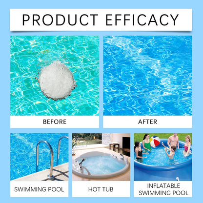 🏊‍♂️ Poolreinigungstabletten für kristallklares Wasser – Einwerfen, auflösen, reinspringen! 🌊✨