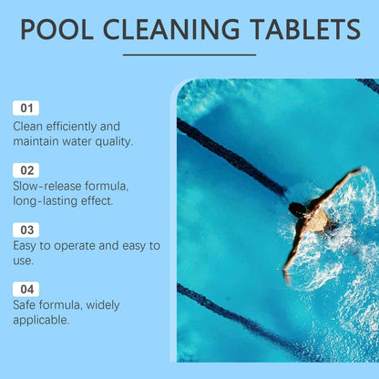 🏊‍♂️ Poolreinigungstabletten für kristallklares Wasser – Einwerfen, auflösen, reinspringen! 🌊✨