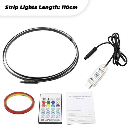LED-USB-Innenbeleuchtung fürs Auto mit Fernbedienung