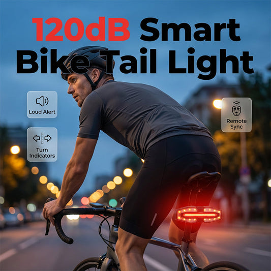 🏽Fahrrad-Rücklicht mit akustischem Signal