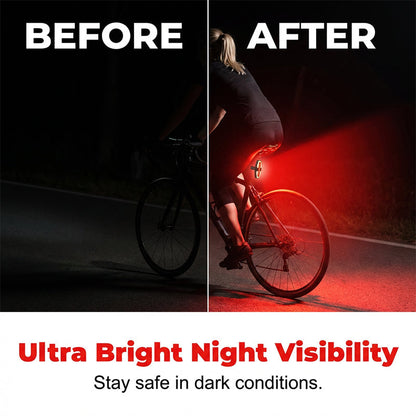 🏽Fahrrad-Rücklicht mit akustischem Signal