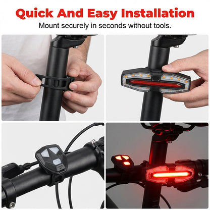 🏽Fahrrad-Rücklicht mit akustischem Signal