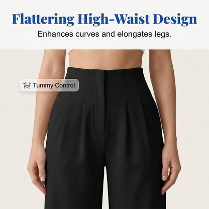 👖 50% Rabatt: Damen High-Waist Weite Hose | Elegant & Bequem für Büro & Alltag ✨