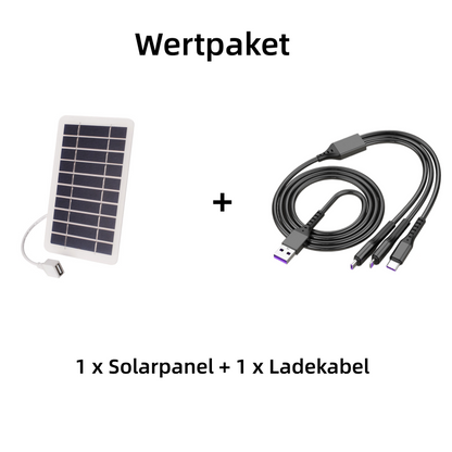 🔥Flexibles Solarpanel mit 2W und 5V