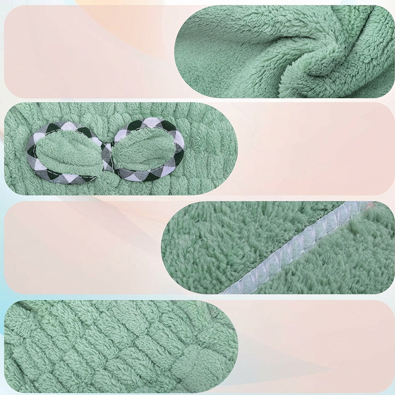 💥Kaufe 1, bekomme 1 gratis✨Haarturban aus Korallenfleece