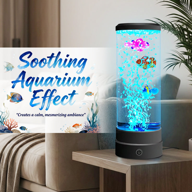 LED-Blasen-Aquariumlampe für Fische – Schafft eine beruhigende Unterwasseratmosphäre