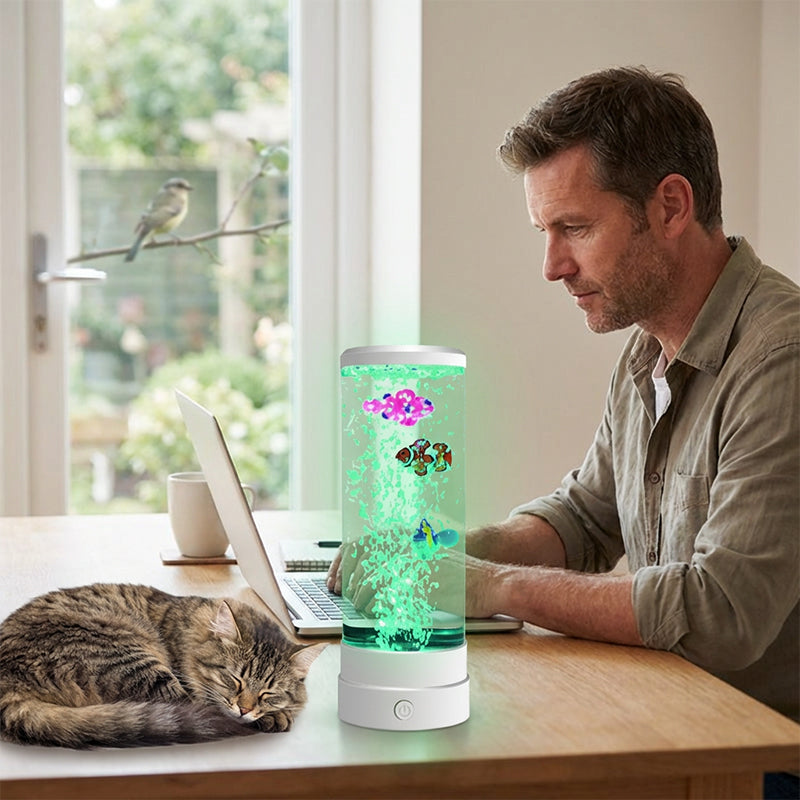 LED-Blasen-Aquariumlampe für Fische – Schafft eine beruhigende Unterwasseratmosphäre