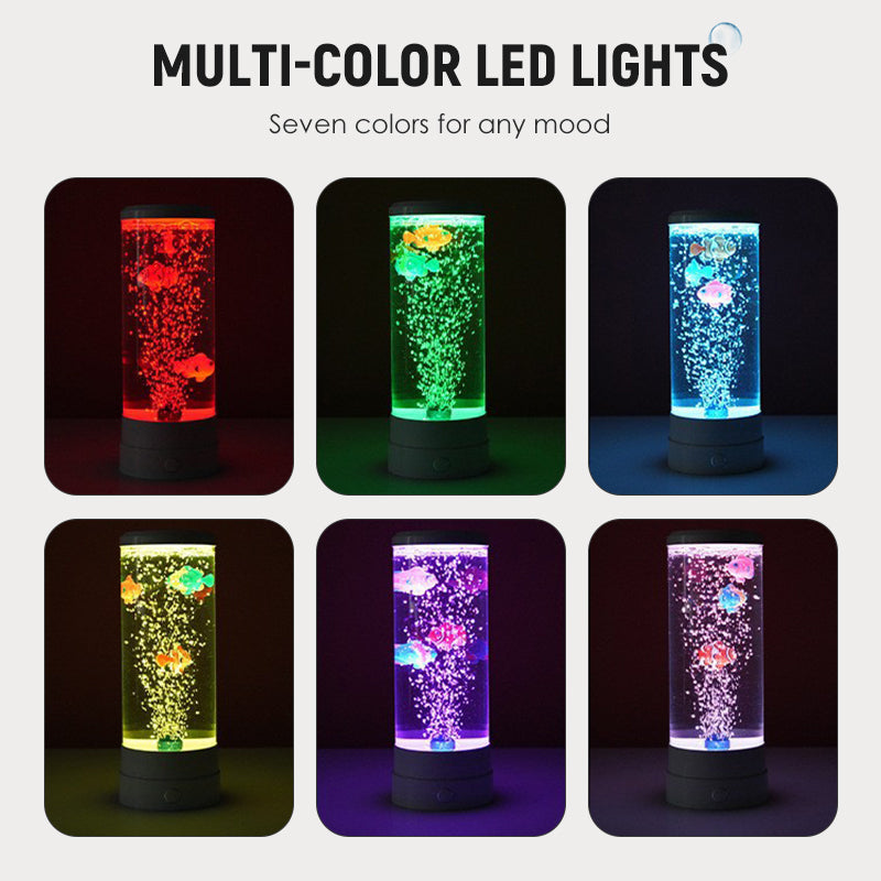 LED-Blasen-Aquariumlampe für Fische – Schafft eine beruhigende Unterwasseratmosphäre