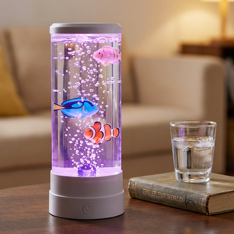 LED-Blasen-Aquariumlampe für Fische – Schafft eine beruhigende Unterwasseratmosphäre