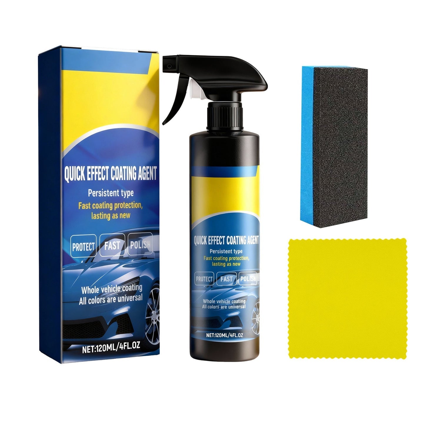 🎁🔥Kaufe 2 und erhalte 1 gratis! - 50% Rabatt🔥Fortschrittliches Auto-Schnellbeschichtungsspray