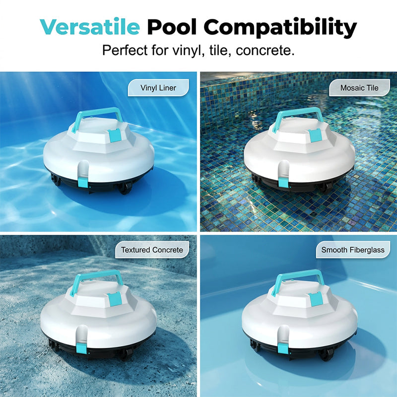 🤖Neu eingetroffen – 60% reduziert!🌊Poolreinigungsroboter | Kabellos · Starke Saugkraft · Intelligente Navigation · Ein-Knopf-Start · Leicht entnehmbarer Filterkorb🏖️
