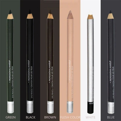 💗 3er Set Holz Eyeliner Stifte ✨ Wasserfester langanhaltender Augenstift in mehreren Farben für präzises Augen Make-up